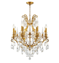  BET65 - Chandelier Antique Brass